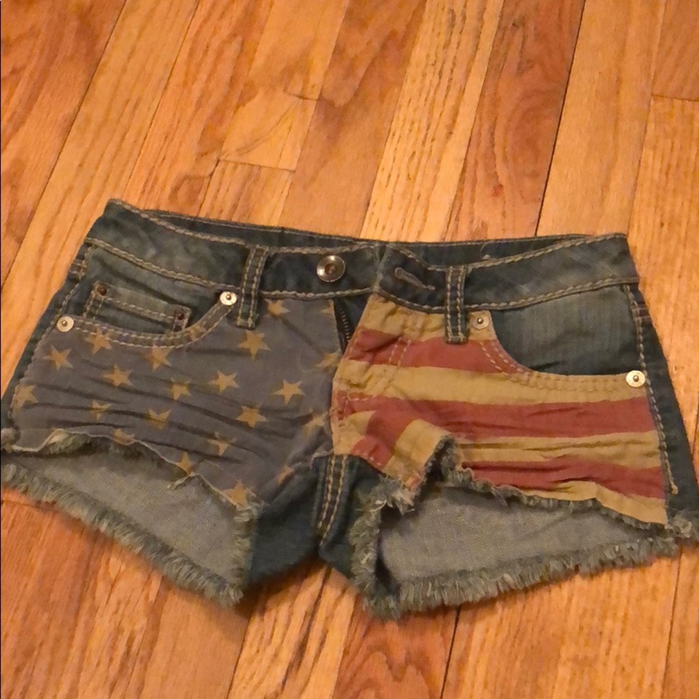 America Jean Shorts